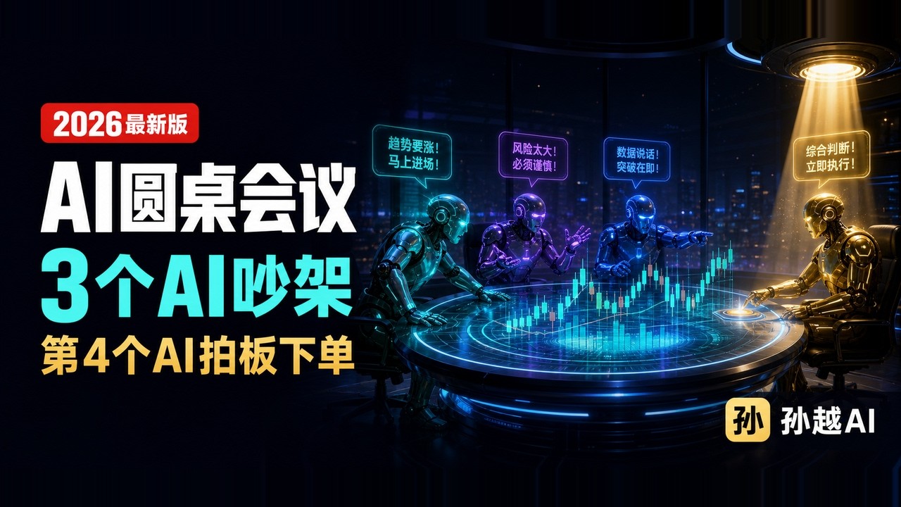 我给AI交易系统开了场圆桌会议：三个AI辩论，一个拍板